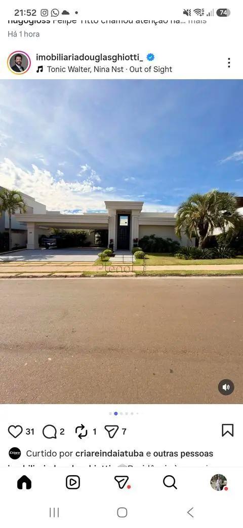 Casa à venda em Indaiatuba, Parque Residencial Indaiá, com 4 suítes, com 445.69 m²