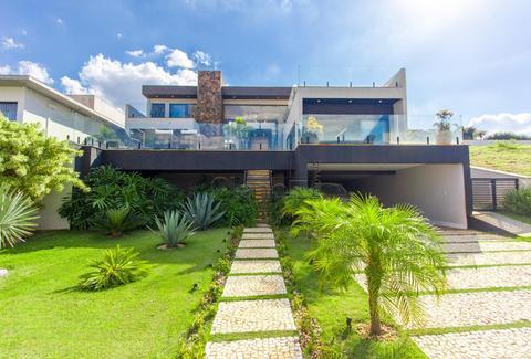 Sobrado à venda em Itupeva, Serra Azul, com 4 suítes, com 515 m², Fazenda Serra Azul II