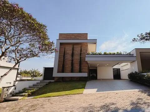 Sobrado à venda em Valinhos, Loteamento Villagio Canto Del Bosco, com 5 suítes, com 380 m²